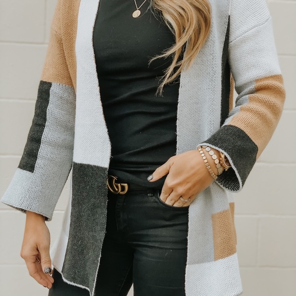 Color block Cardigan - Picture 2 of 3